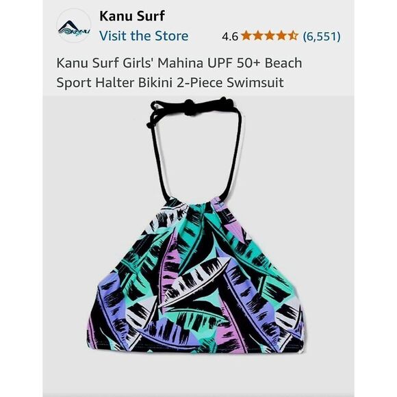NWT KANU SURF BIKINI TOP - Picture 1 of 6